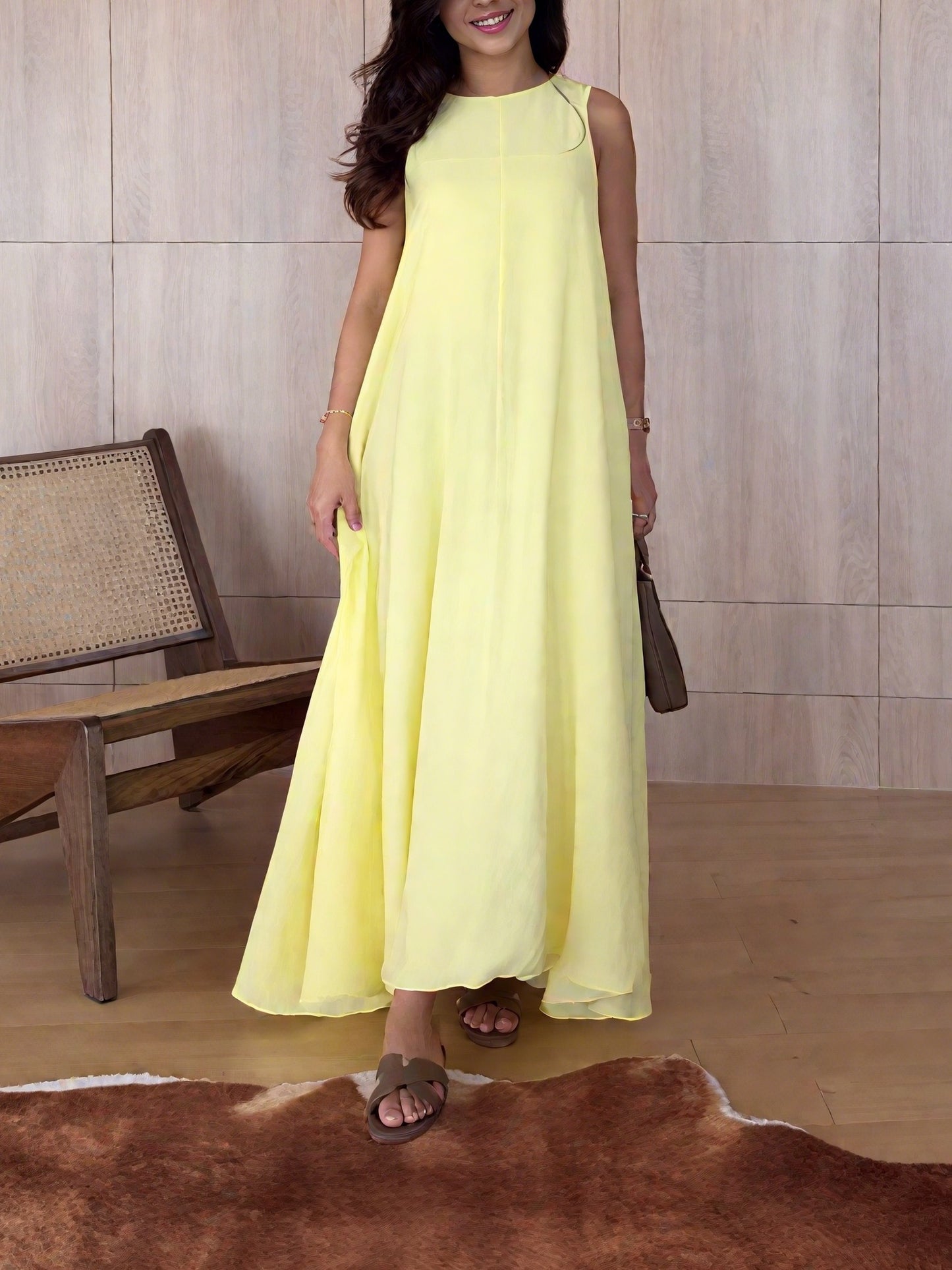 Elegant Sleeveless Maxi Dresses