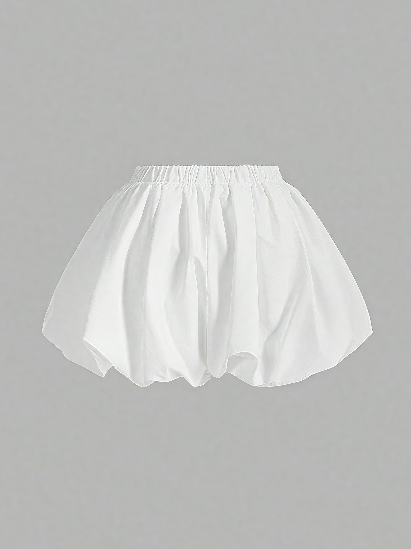 Chic and Comfortable Women's White Balloon Shorts