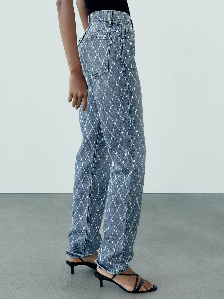 Rhinestone Jeans