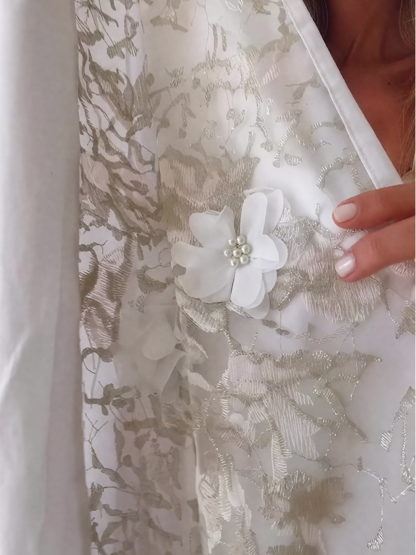 High Waist Lace Patchwork Pants