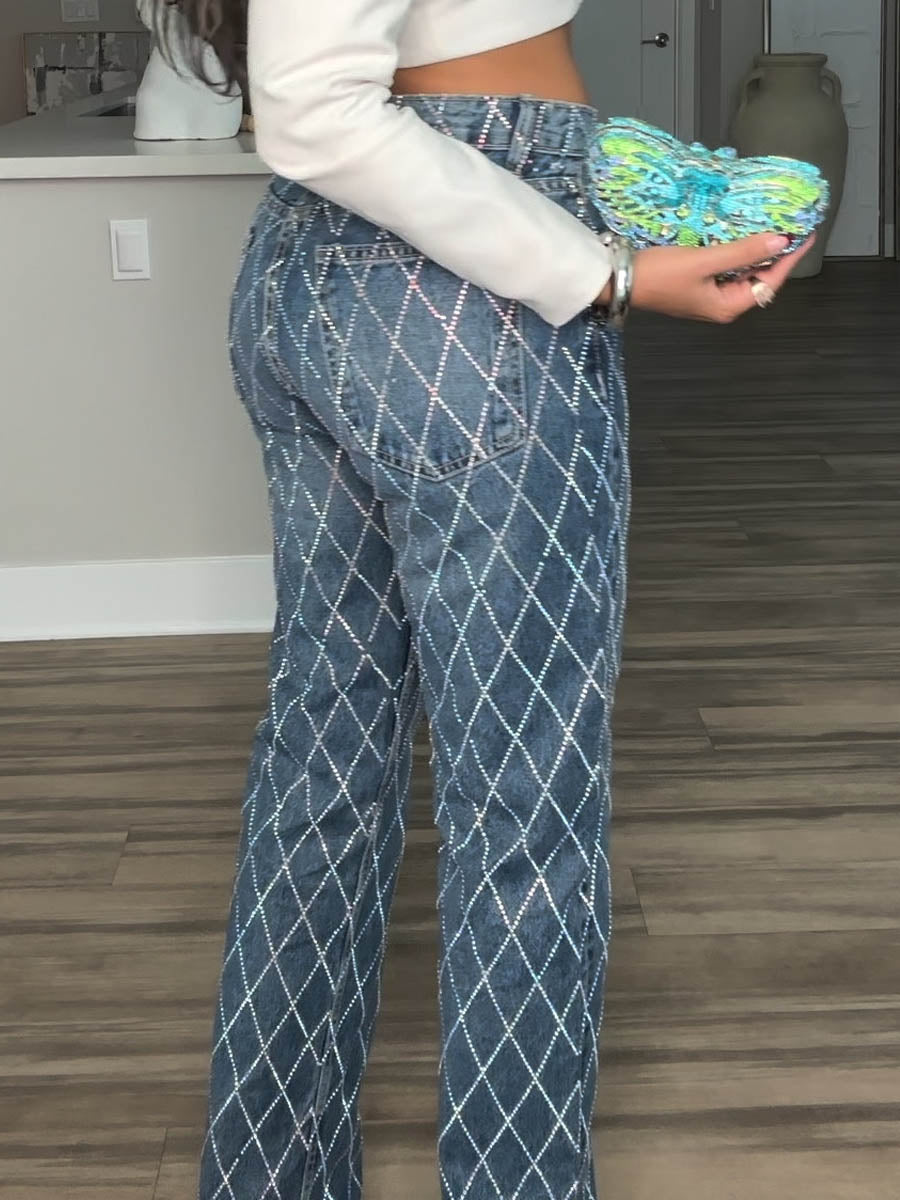 Rhinestone Jeans