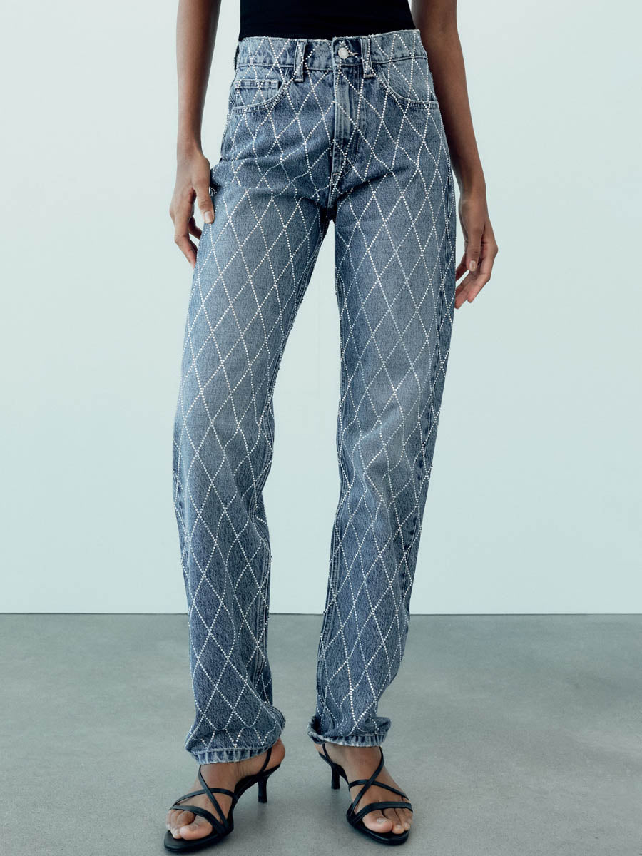 Rhinestone Jeans