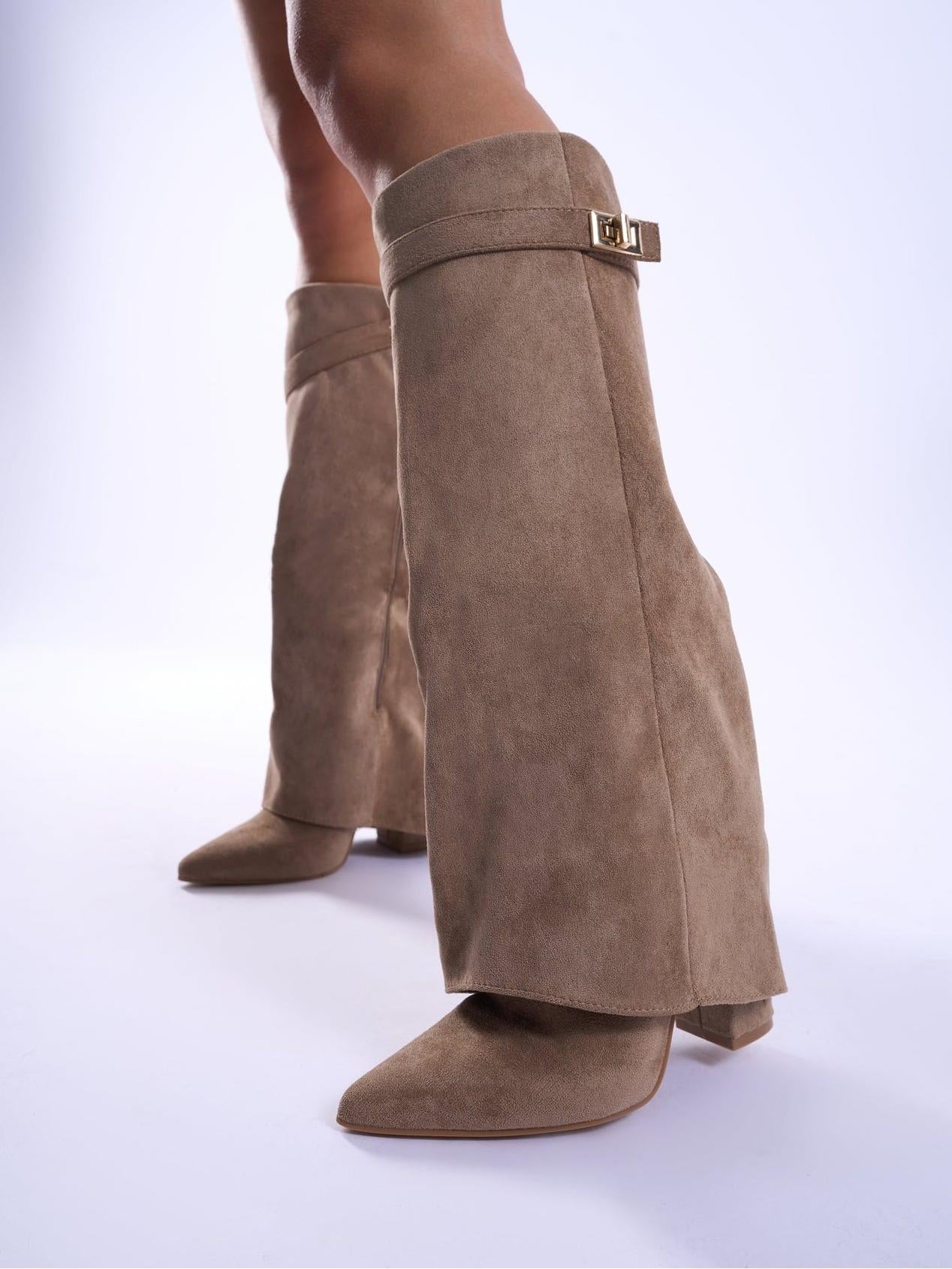 Solid Color High Boots