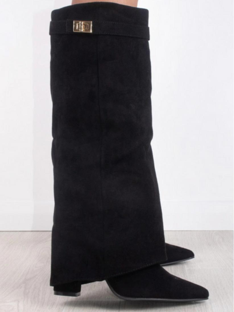 Solid Color High Boots