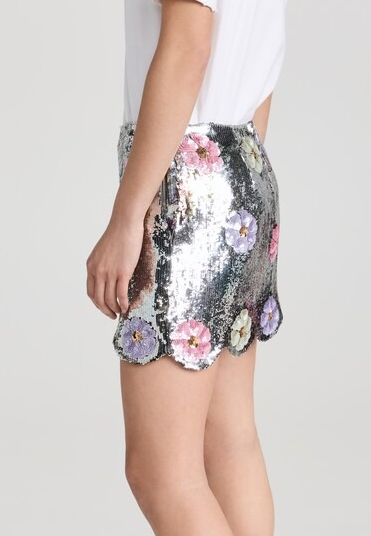 Sequin Mini Skirt