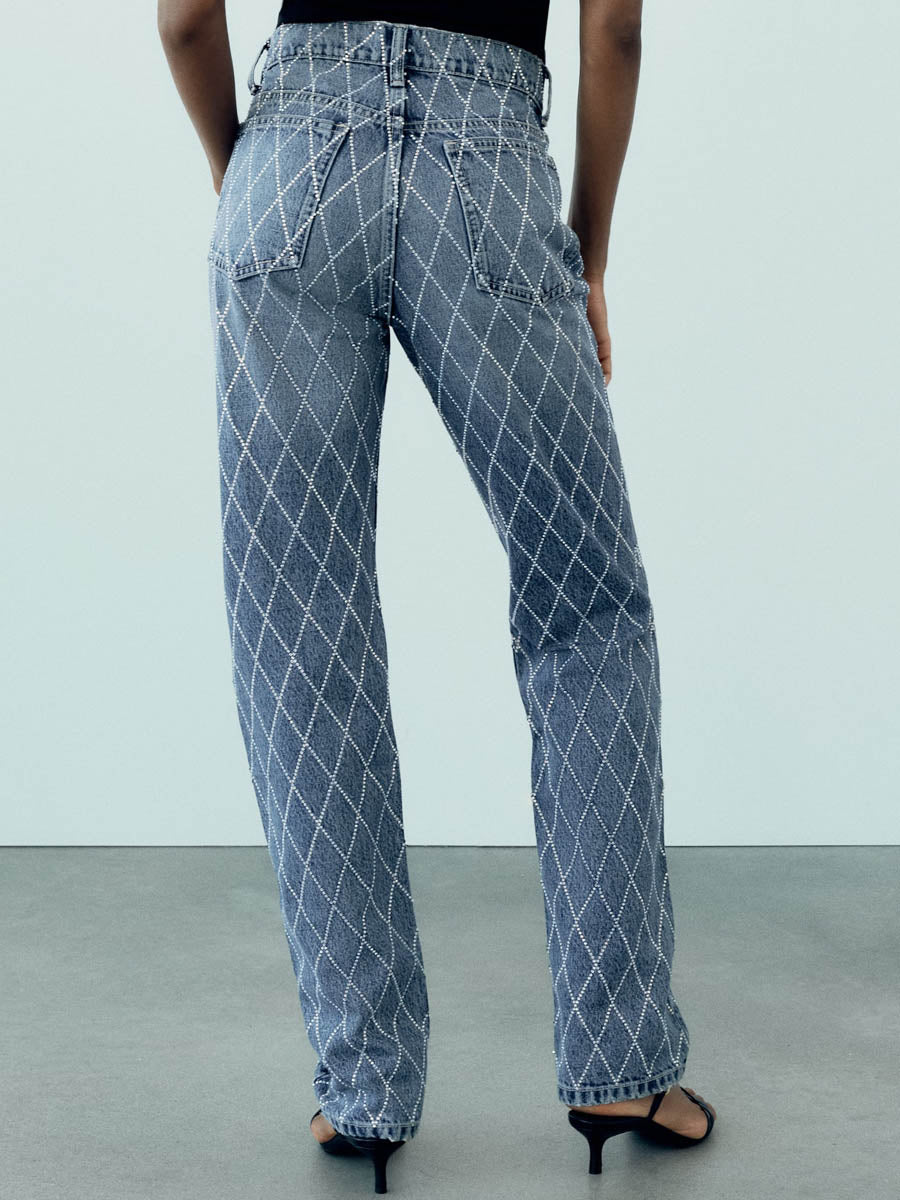 Rhinestone Jeans