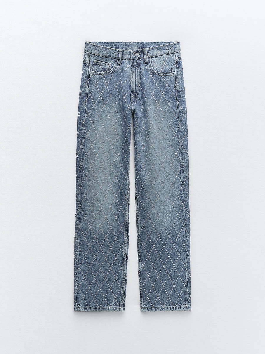 Rhinestone Jeans