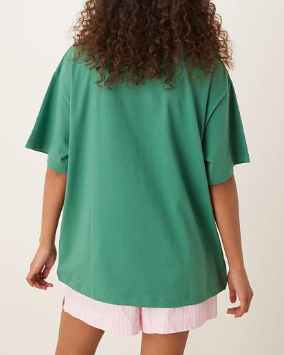 Vibrant Green 'El Sol' Graphic T - shirt