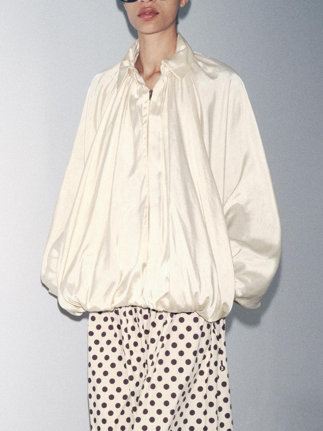 Trendy Beige Jacket