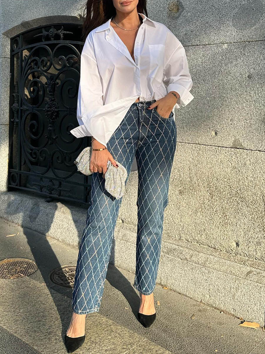 Rhinestone Jeans