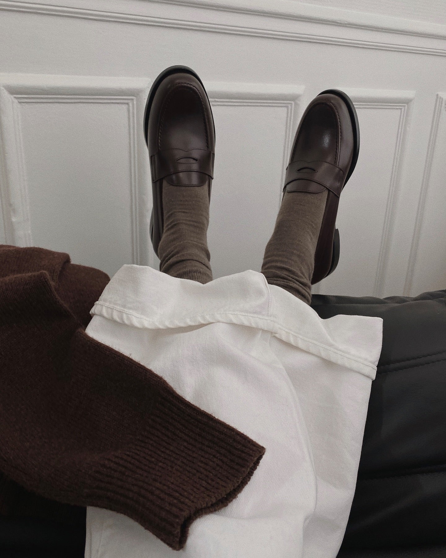 Autumn Brown Casual Leather Shoes