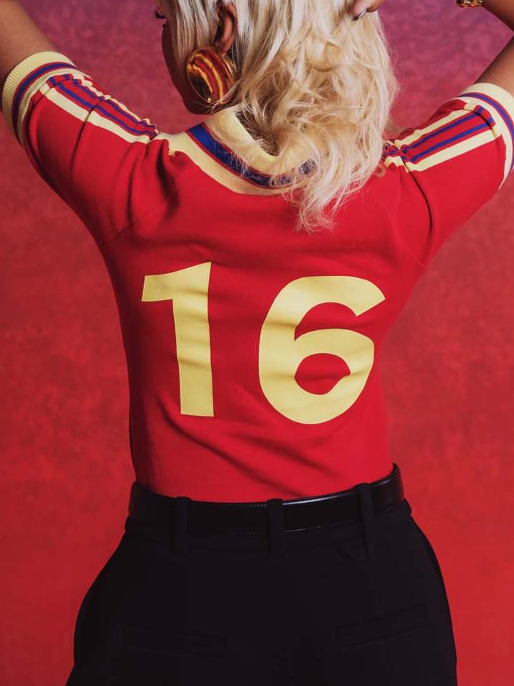 Customizable Knit Letter Polo Shirt - Personalized & Stylish