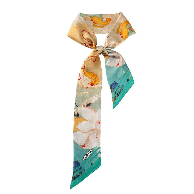 Exquisite Silk Scarves with Diverse Patterns
