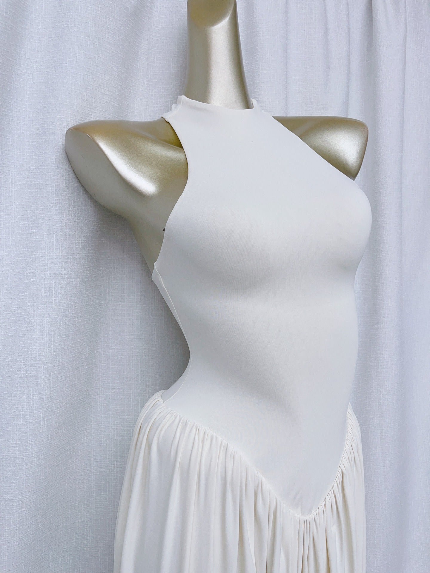 Elegant Halter Neck Maxi Dress