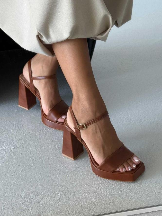 Stylish 11cm High - Heeled Sandals