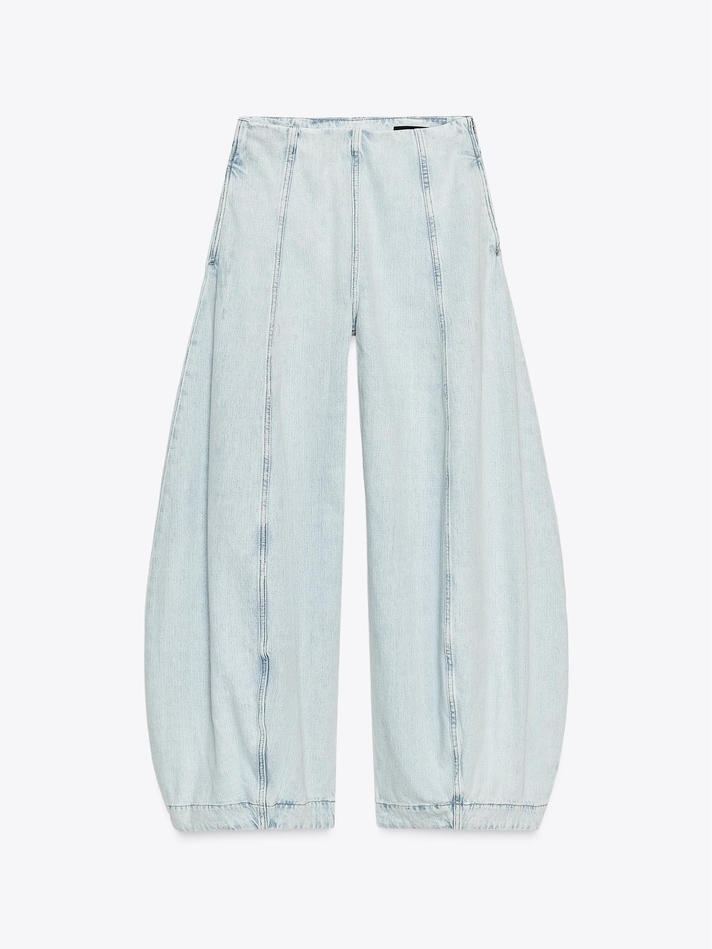 Stylish Light - Wash Wide - Leg Jeans