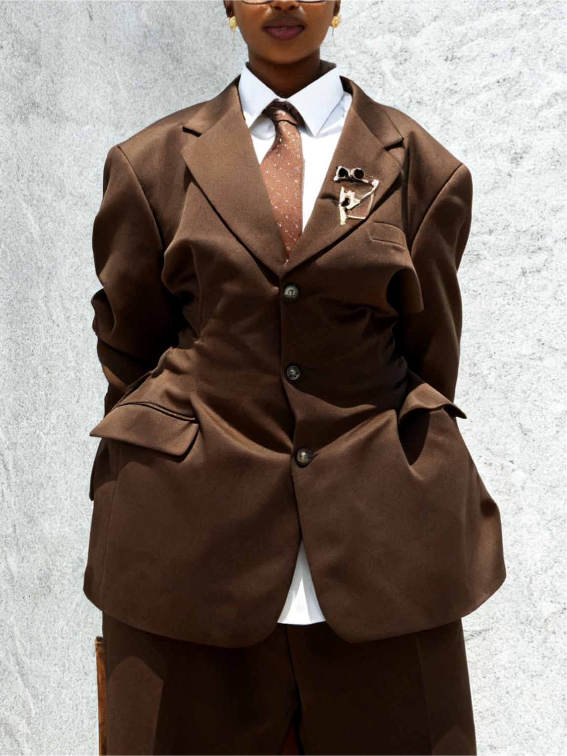 Timeless Brown Suit Set