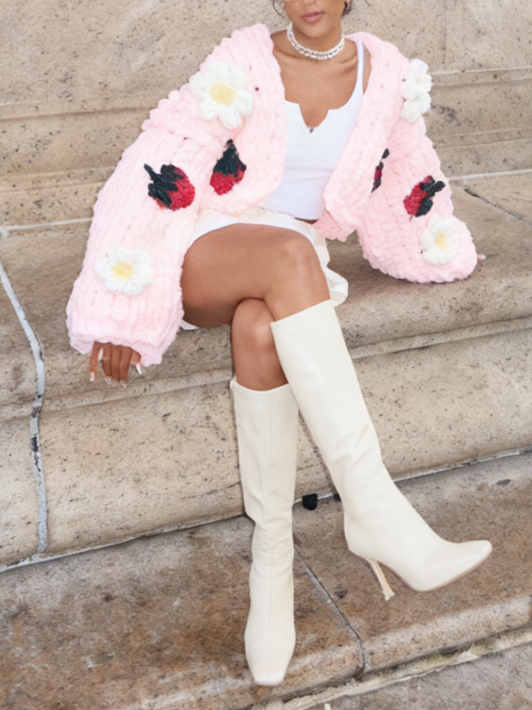 Fluffy Knitted Outerwear