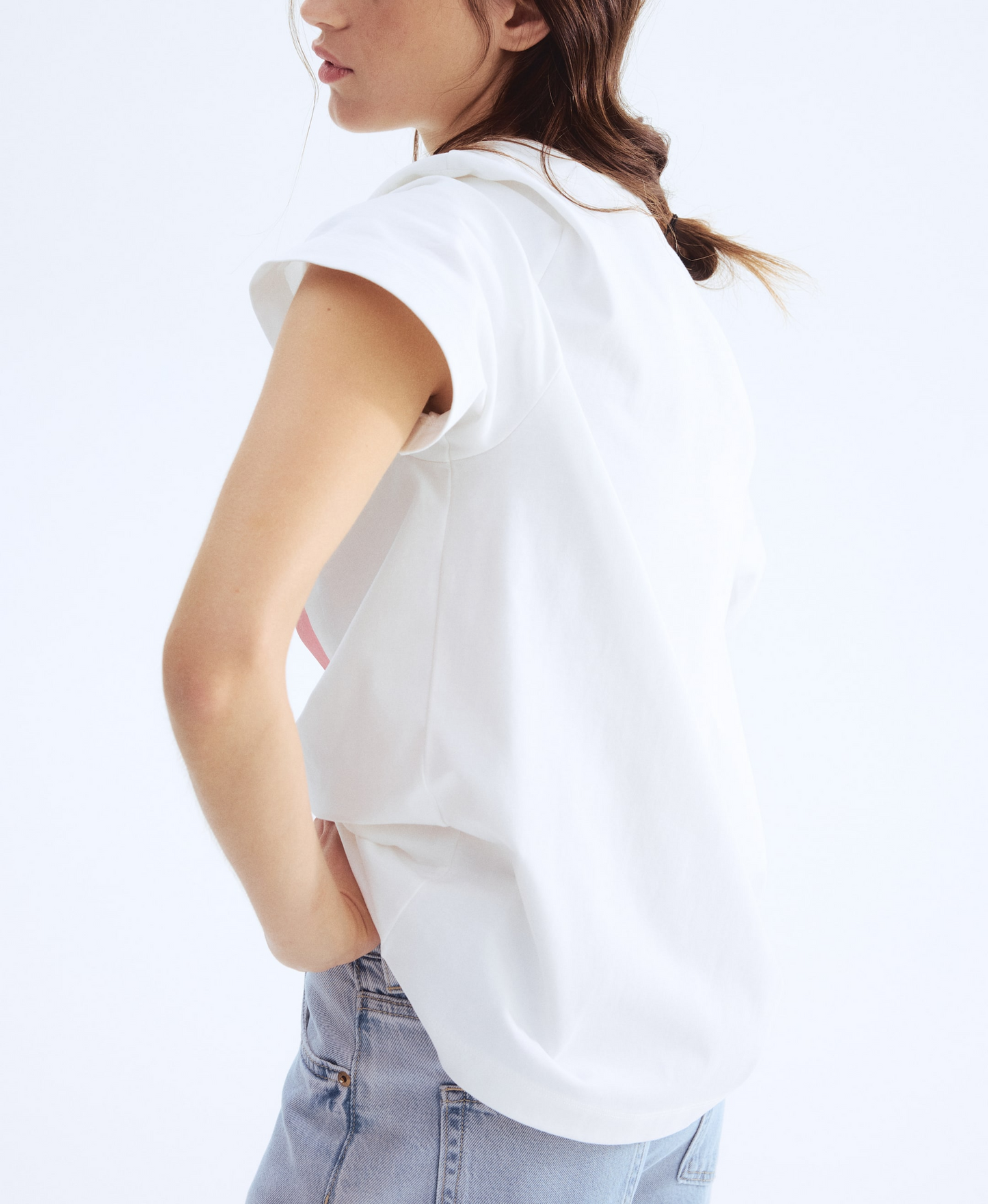 Trendy Fruit Print White T - shirt