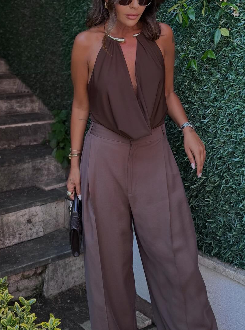 Stylish Halter - Neck Top