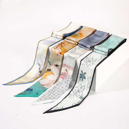Exquisite Silk Scarves with Diverse Patterns