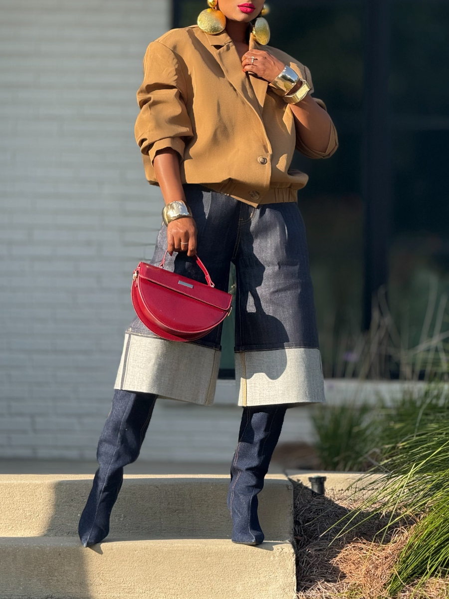 Stylish Camel Blazer