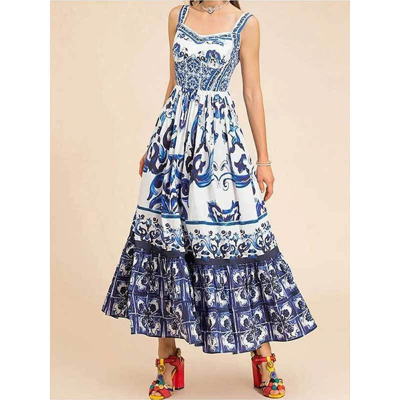 Summer Breezy Vacation Maxi Dress