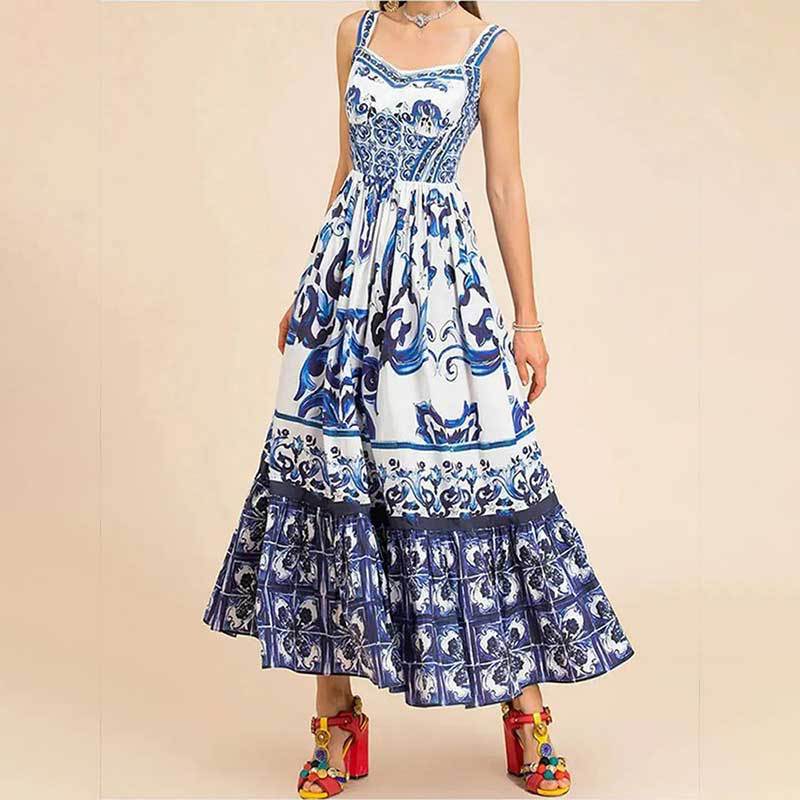 Summer Breezy Vacation Maxi Dress