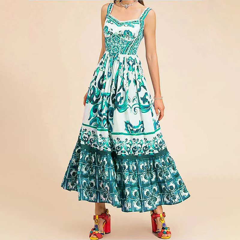 Summer Breezy Vacation Maxi Dress
