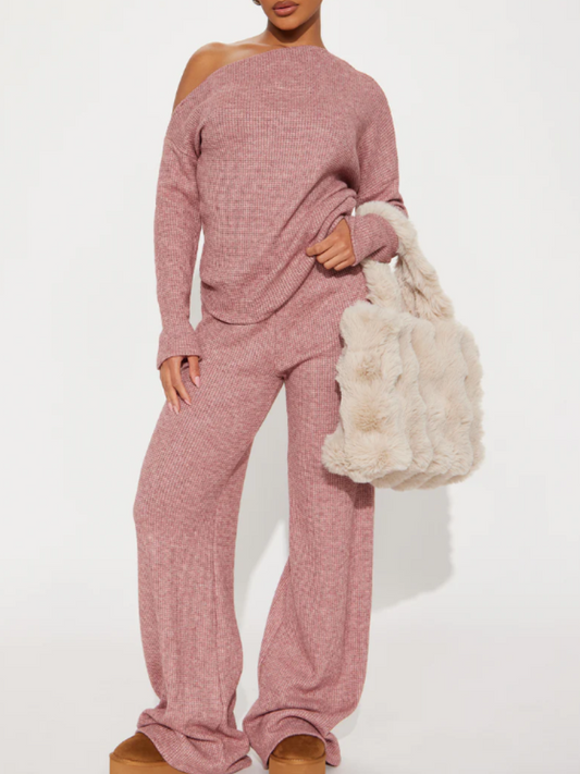 Strapless Knitted Suit