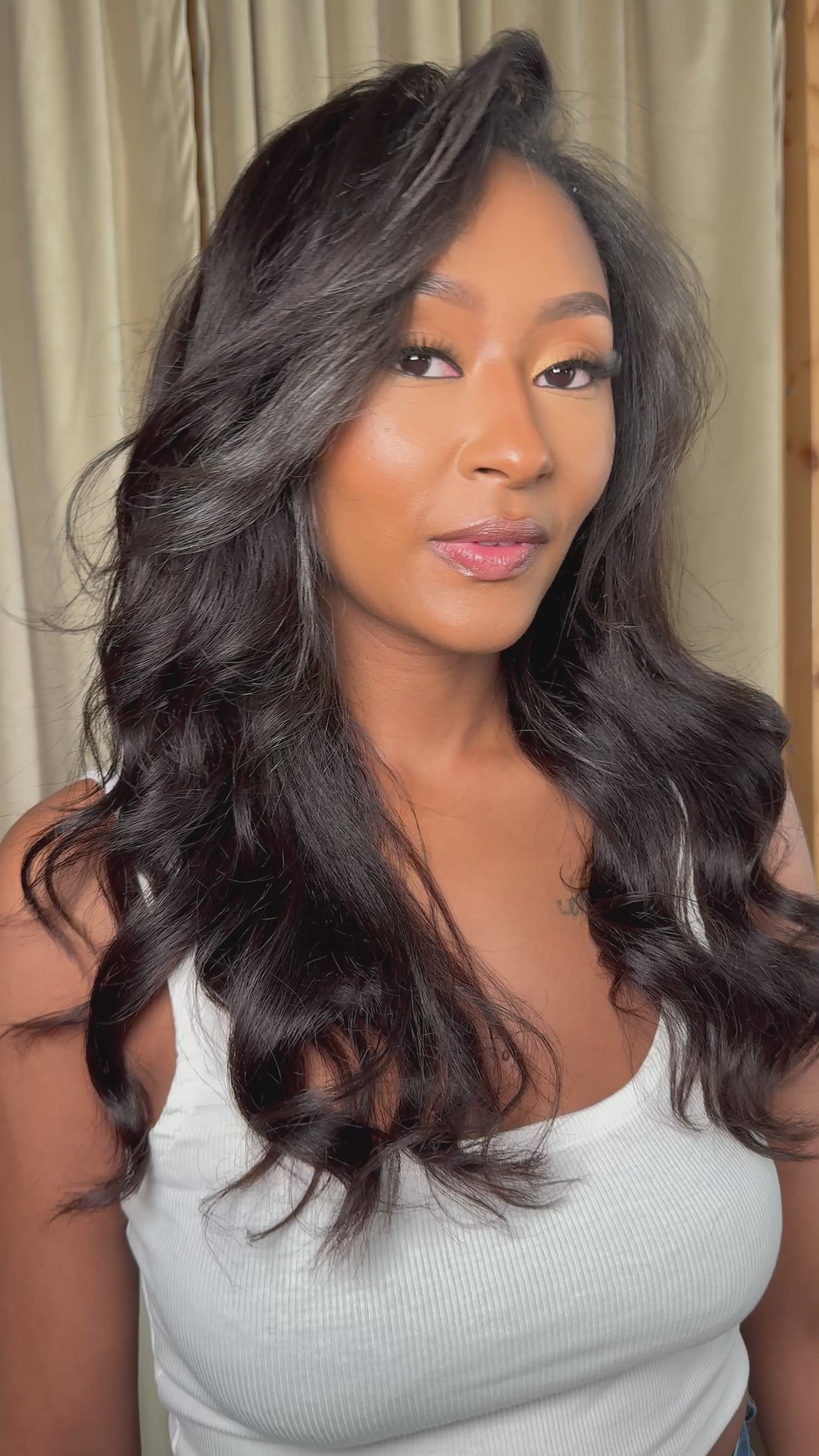 Throw On & Go Glueless Curly Wigs Human Hair Wigs