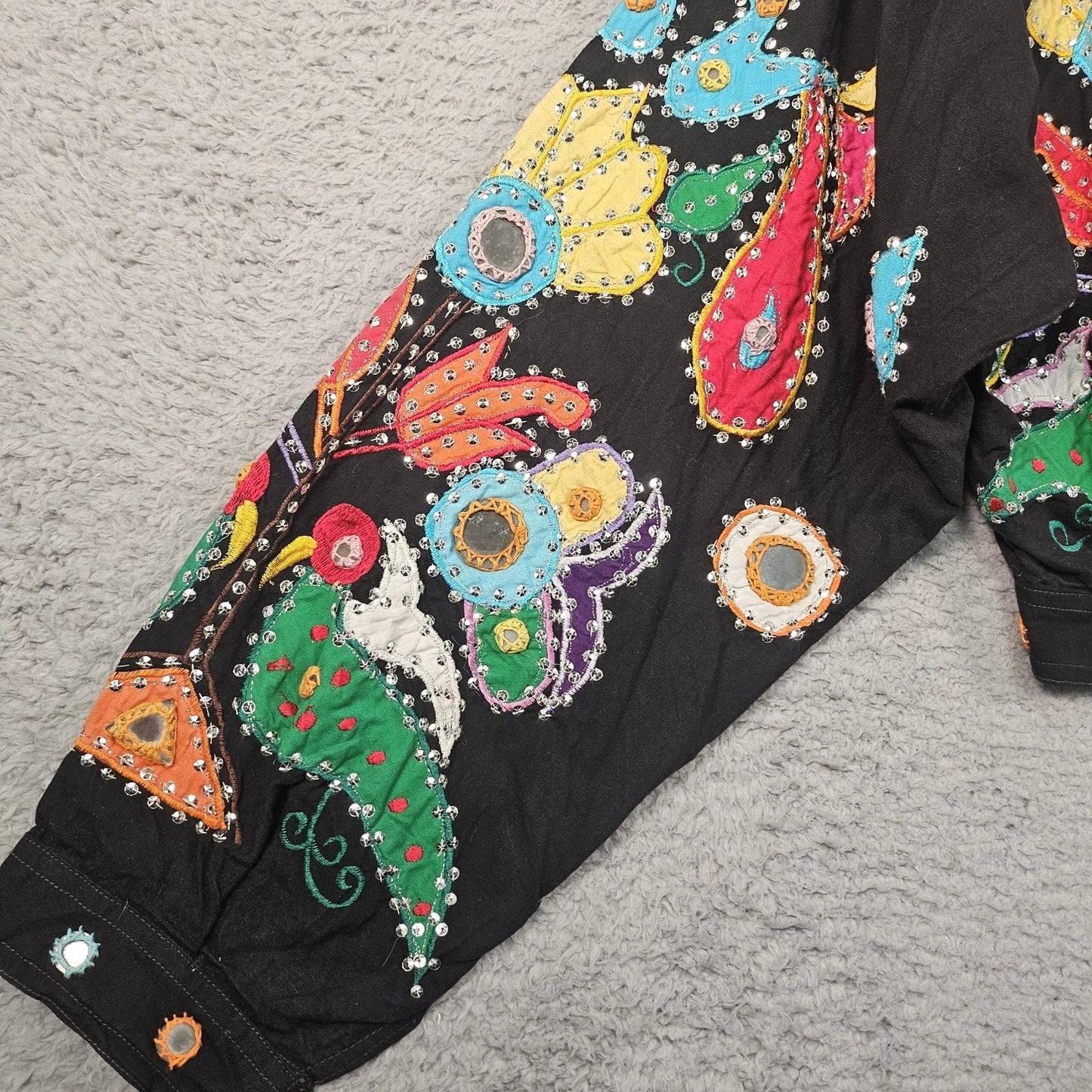 Embroidered Vintage Coat