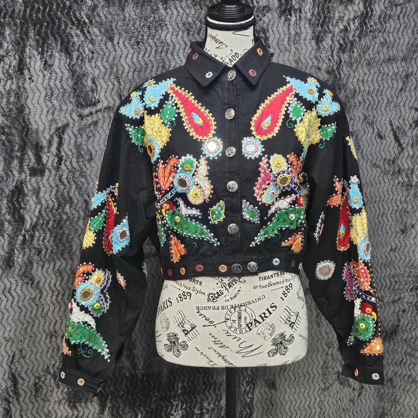 Embroidered Vintage Coat