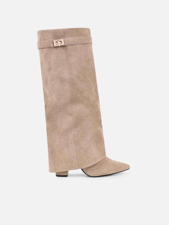 Solid Color High Boots