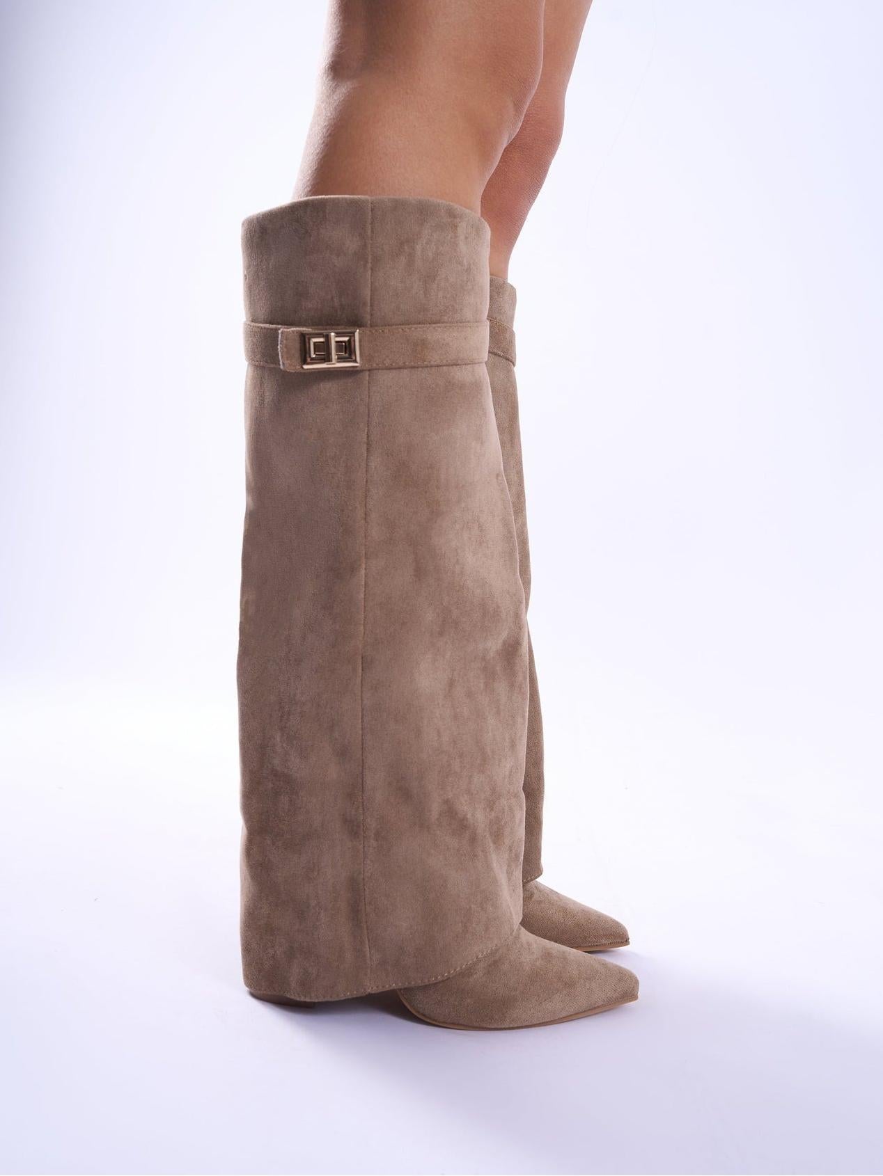 Solid Color High Boots