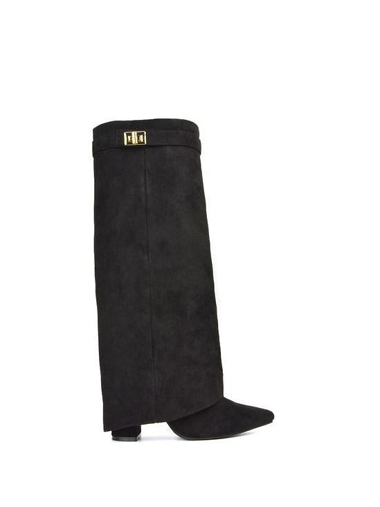 Solid Color High Boots