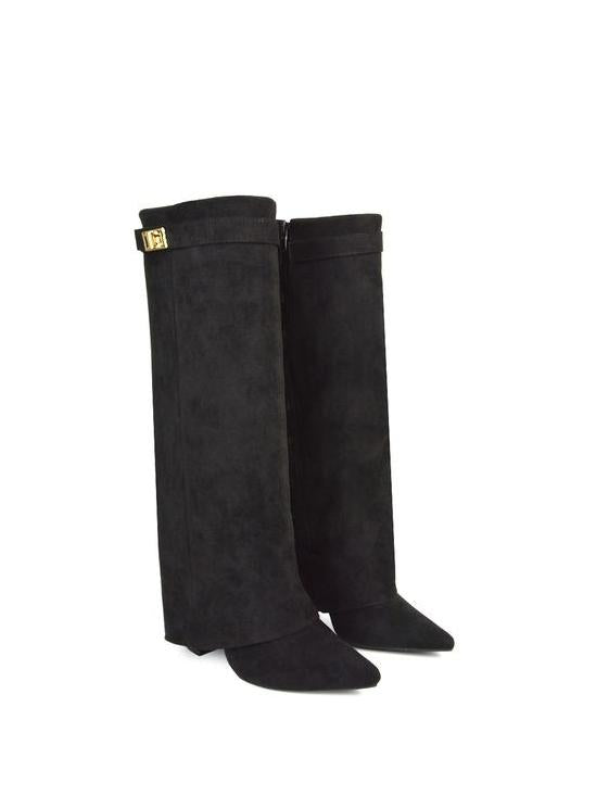 Solid Color High Boots