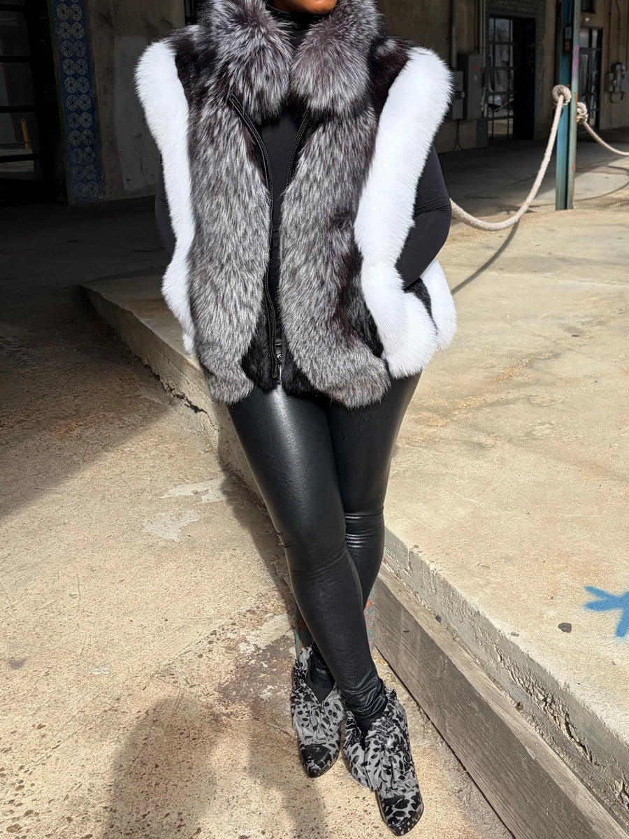 Fox Fur Coat Vest