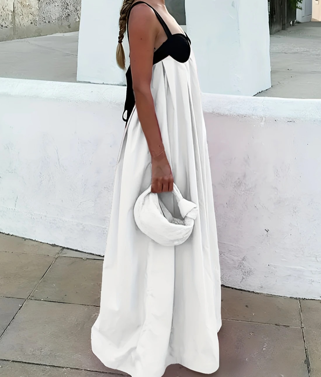Sexy Wide Strap Maxi Dress
