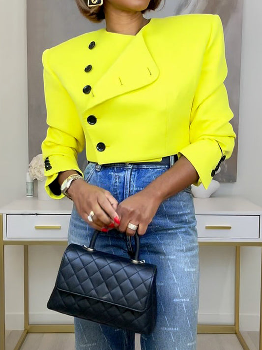 Elegant Singe-breasted Blazer