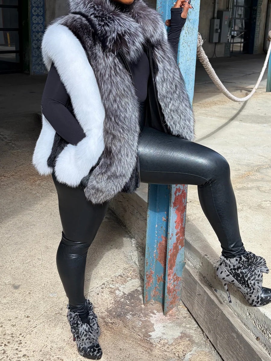 Fox Fur Coat Vest