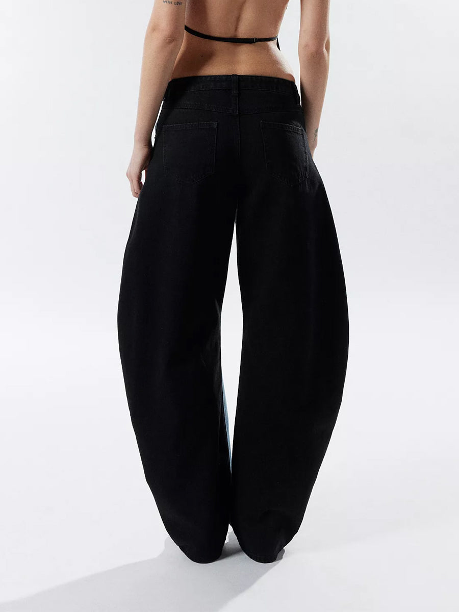 Two-toned Front And Back Detailing Jeans