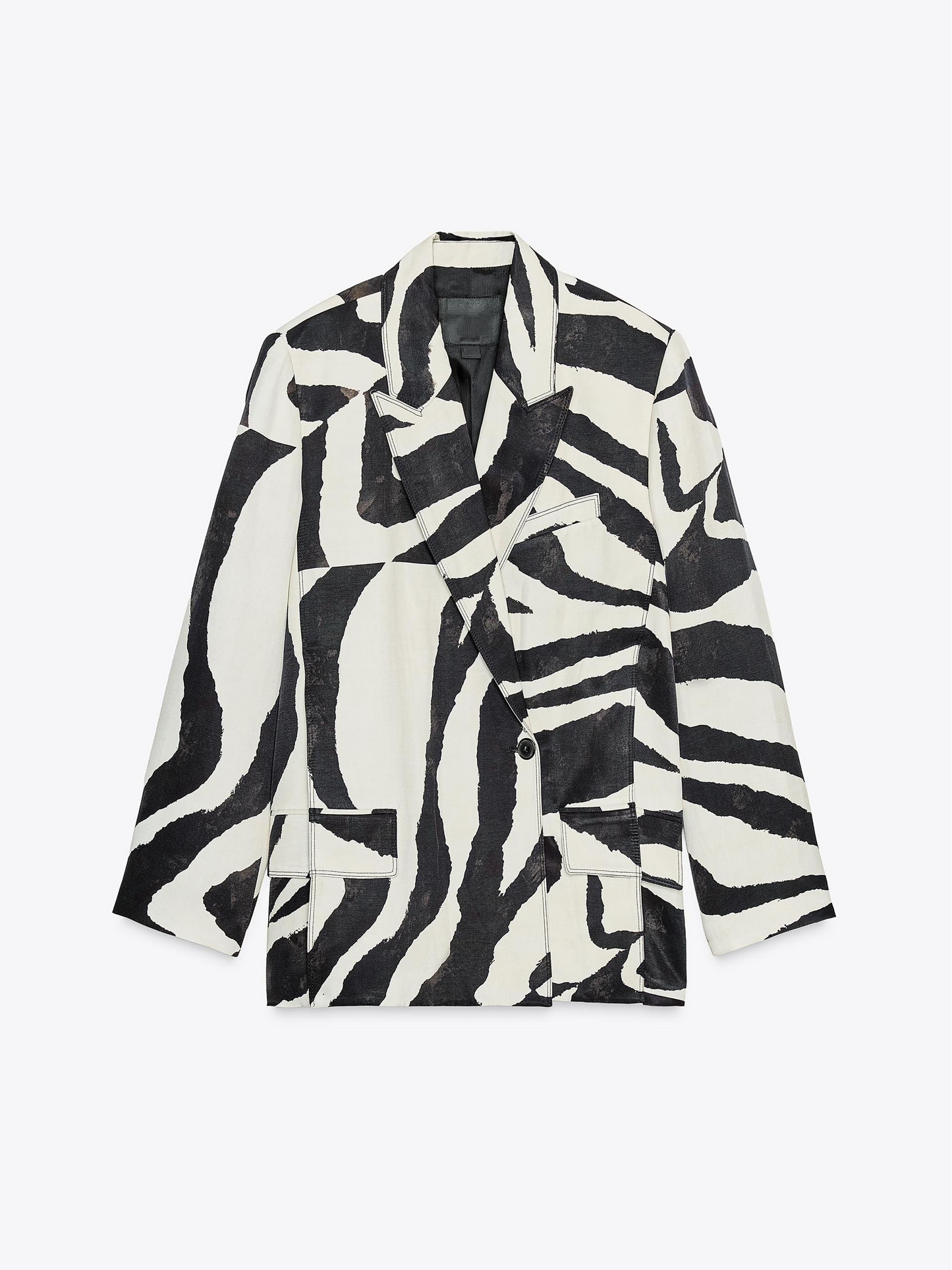 Zebra Print Blazer