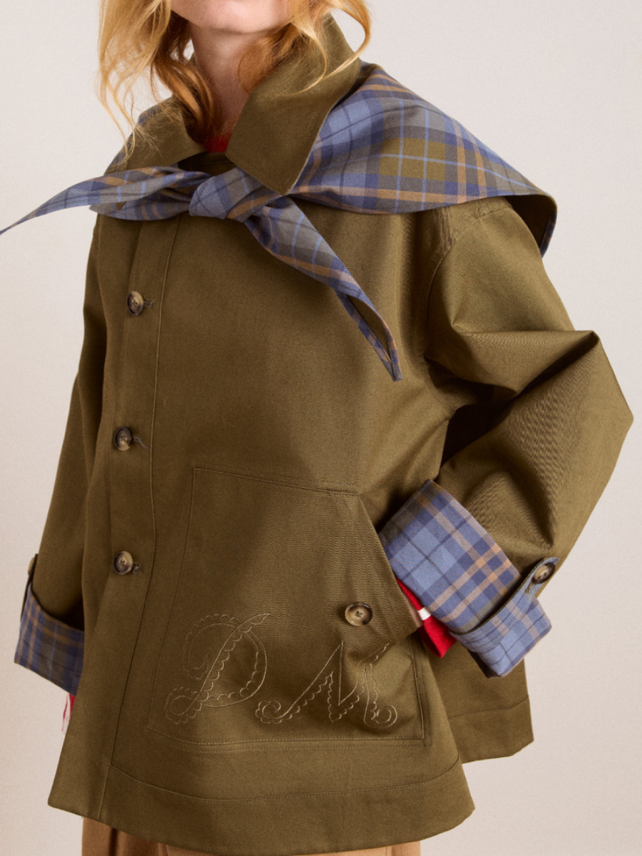 Front And Back Windbreaker Jacket