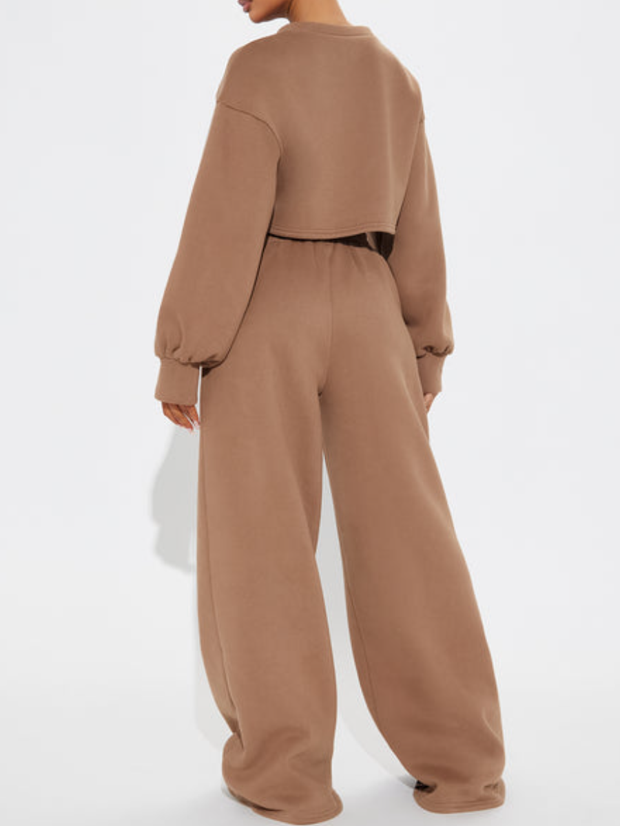 Stylish Brown Sweat Suit