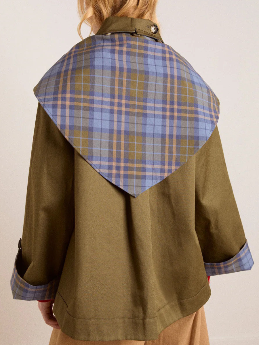 Front And Back Windbreaker Jacket