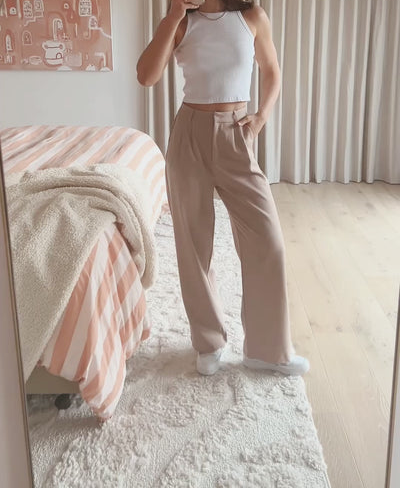 Fashionable Long - Striped Pants