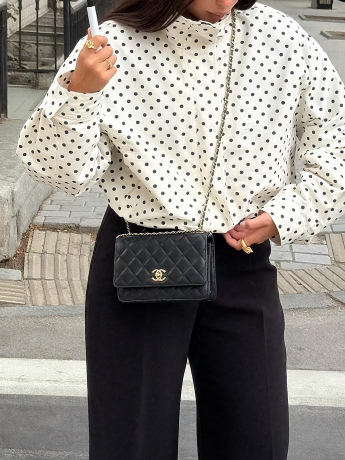 Trendy Polka Dot Jacket