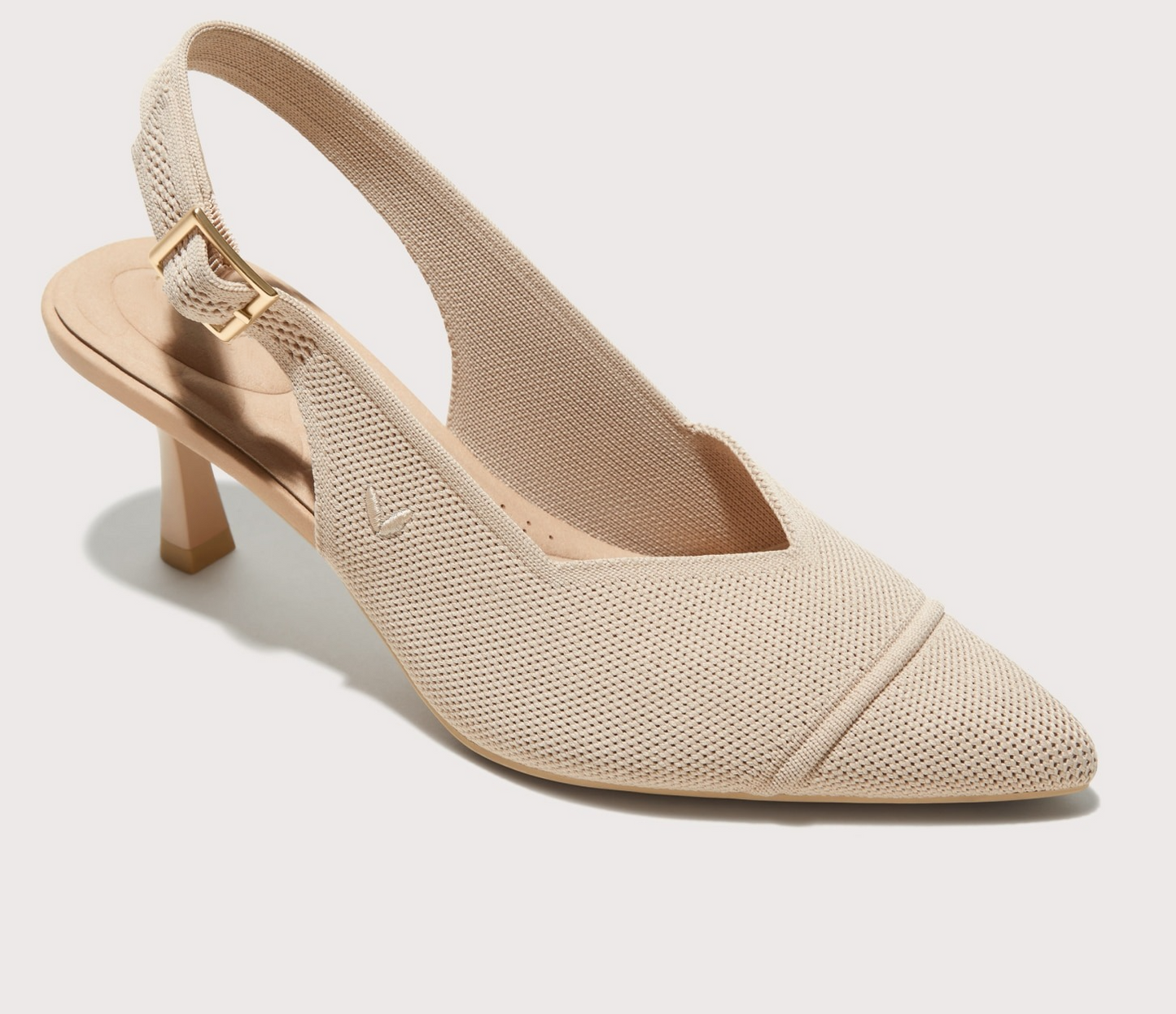 Pointed-Toe Slingback Sandals