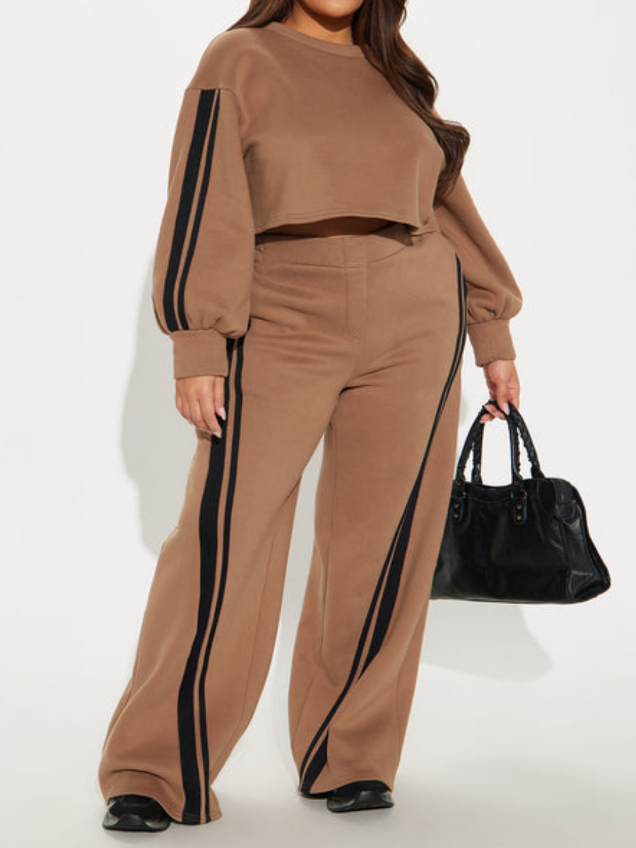 Stylish Brown Sweat Suit